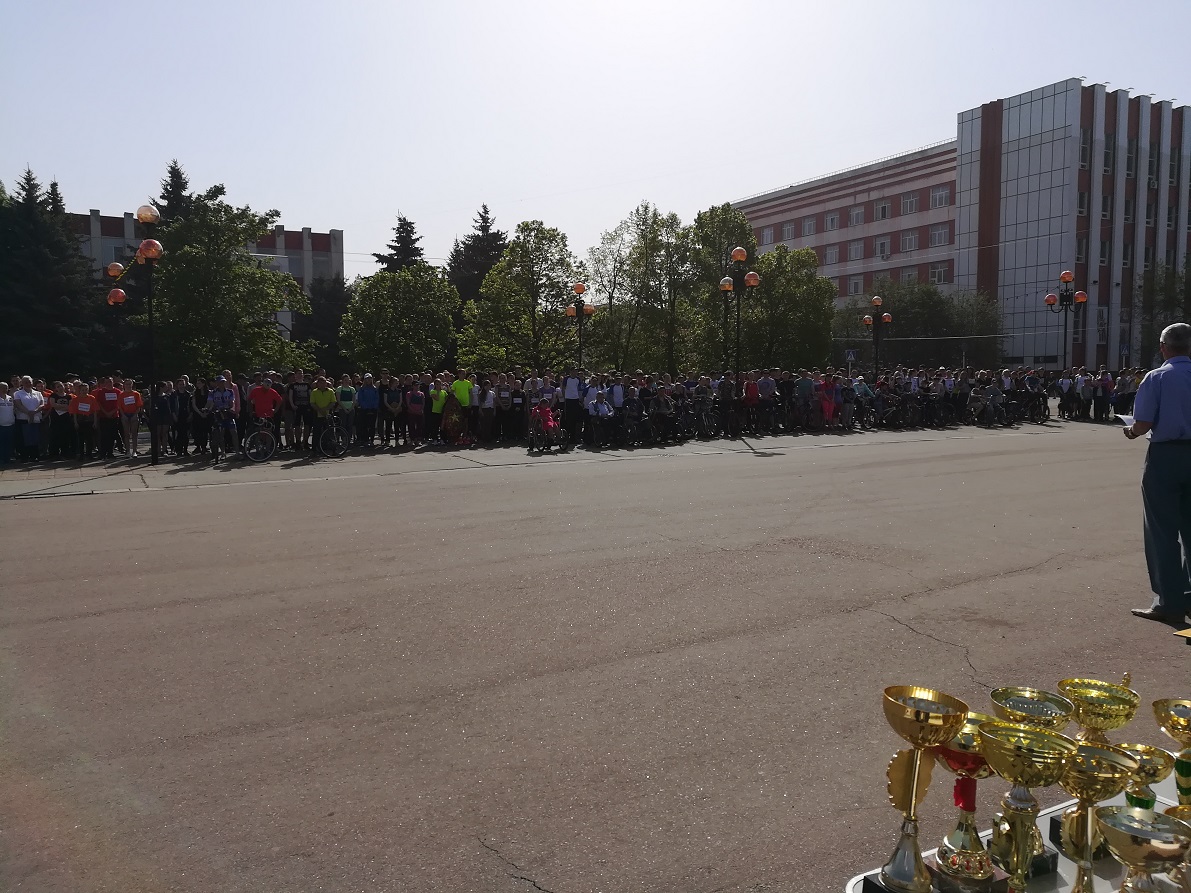 Легкоатлетический забег в Балашове 8 мая 2018г